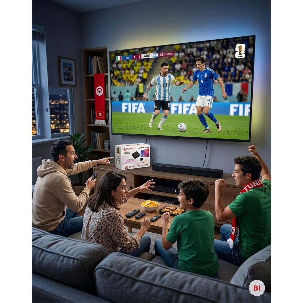 Box Android X96Q 4K HDR + 1 An Abonnement SRT OFFERT – Toutes les Chaînes Sport & Cinéma Débloquées Bitobi