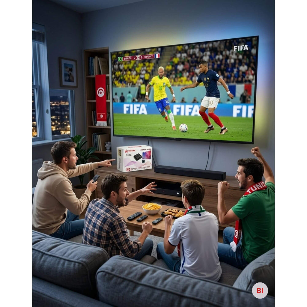 Box Android X96Q 4K HDR + 1 An Abonnement SRT OFFERT – Toutes les Chaînes Sport & Cinéma Débloquées Bitobi