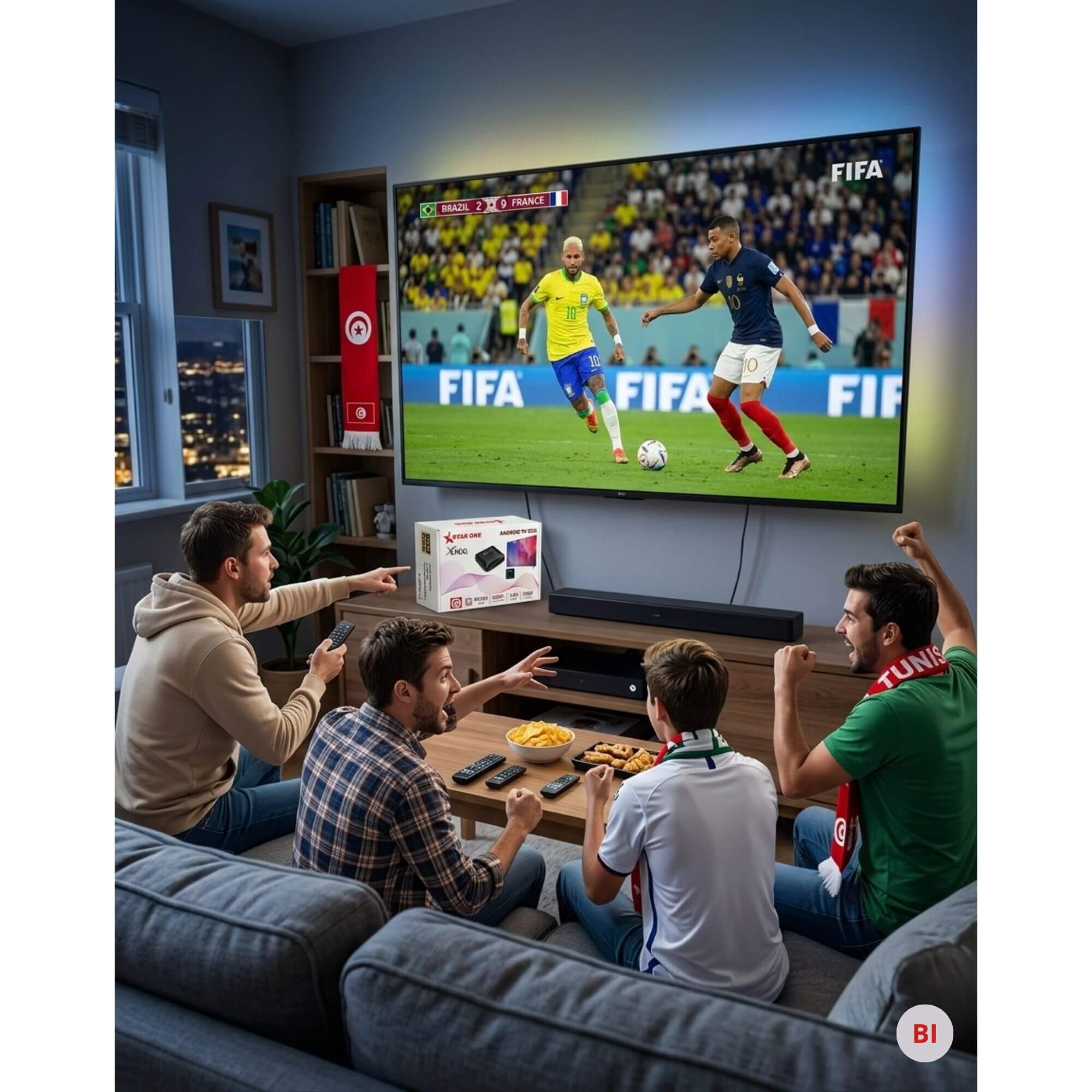 Box Android X96Q 4K HDR + 1 An Abonnement SRT OFFERT – Toutes les Chaînes Sport & Cinéma Débloquées Bitobi