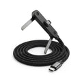 Câble Type-C avec Support Pliable Intégré Ultra-Rapide 240W  & Connecteur en T Ergonomique Bitobi