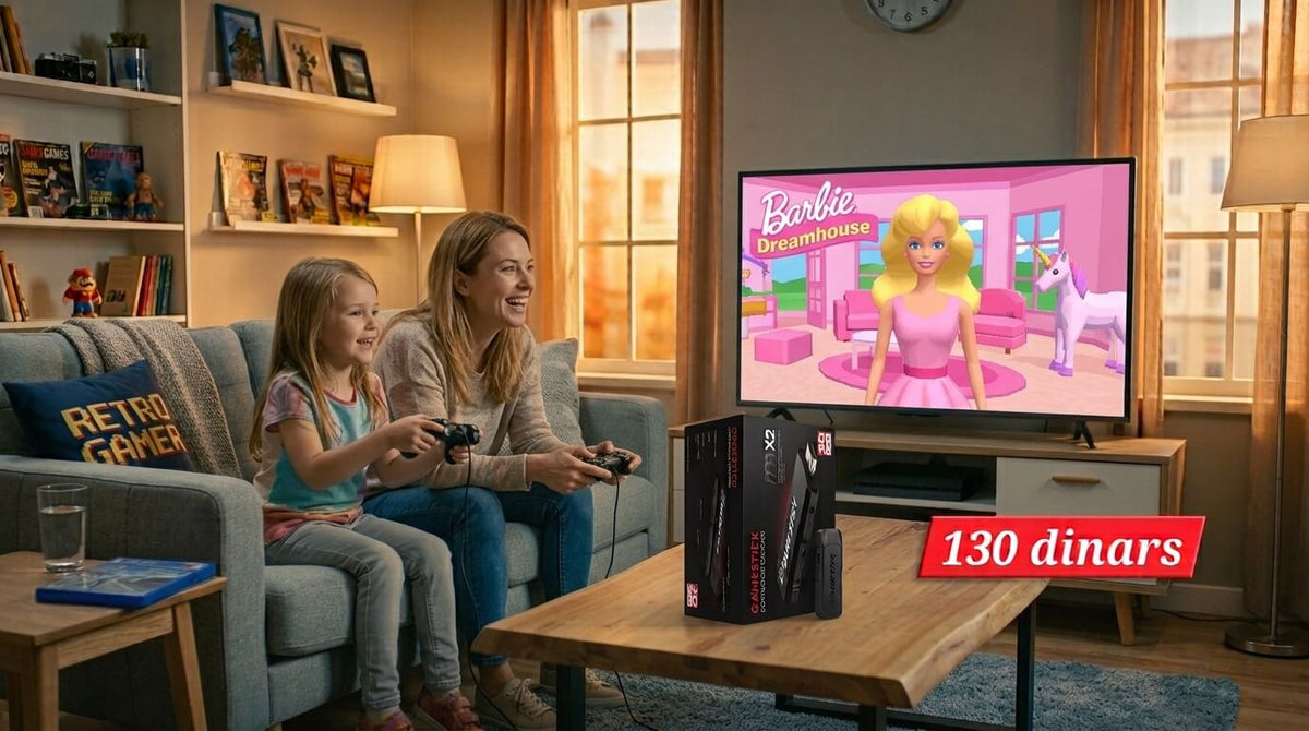 🚀 Clé Console Rétro 4K GameStick 3D – Plus de 27 000 Jeux (PS1, PS2, PSP & 3D) + 2 Manettes Sans Fil Bitobi