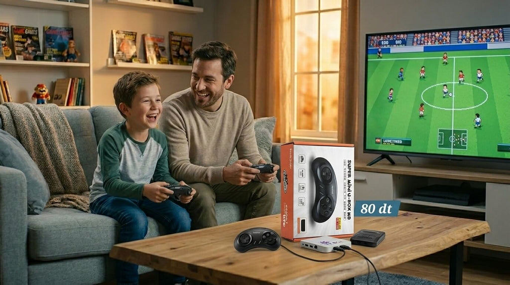 Console Rétro Super Mini U-BOX MD 16-Bit – 600 Jeux Intégrés + HDMI Full HD Bitobi