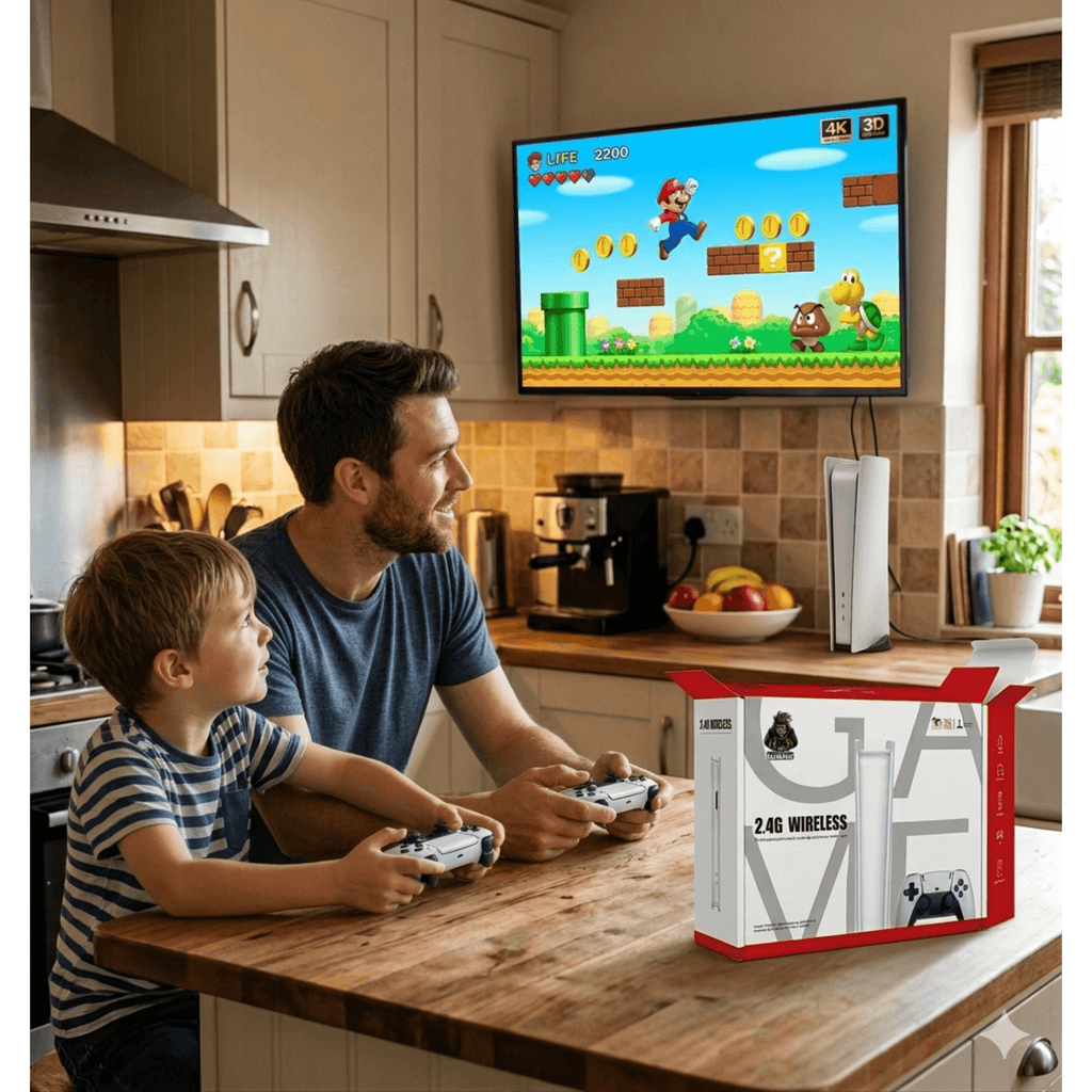 Game Stick New Édition 3D – 20 000 Jeux + 2 Manettes PS5 Bitobi