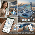Traceur Intelligent Hoco E96A : Protégez et Localisez Instantanément Tout ce qui Vous est Cher (Enfants, Animaux, Valises) Bitobi