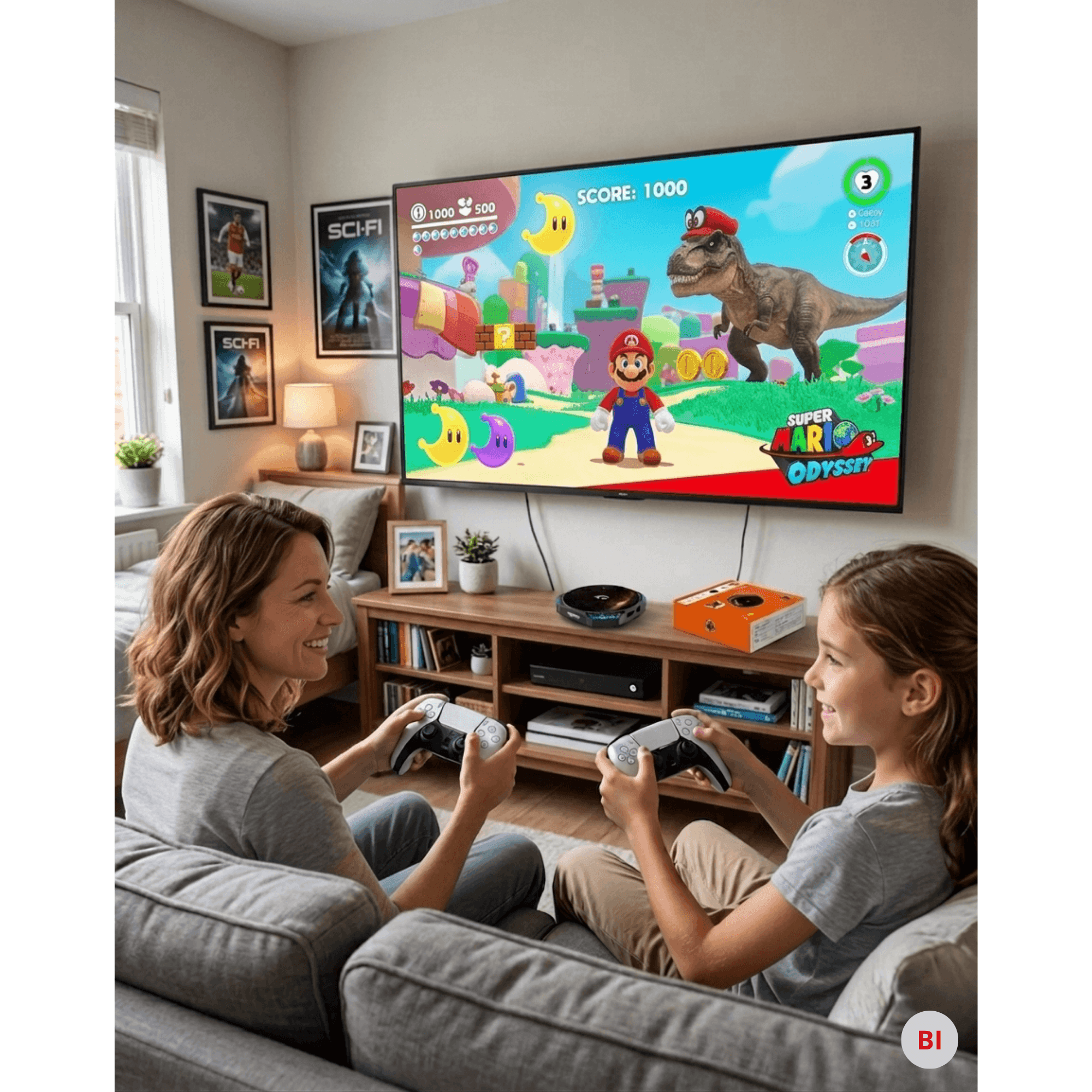 X3 Android TV Box 8K – 30 000 Jeux + 2 Manettes PS5 – PES 2022, GTA, God of War Bitobi