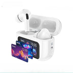 Airpods Pro A9 / A10 avec écran  Bluetooth, Autonomie 72H Bitobi
