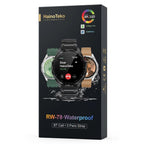 Montre Connectée Haino Teko RW-78 – Autonomie 10 Jours, Boussole, Étanche & Appels Bluetooth – 3 Bracelets Inclus Bitobi
