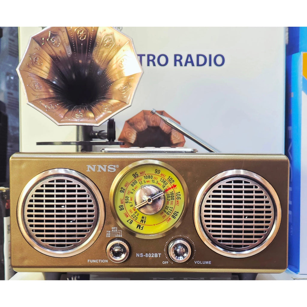 Radio rétro Bluetooth NNS NS-802BT rechargeable Port USB/TF Bitobi