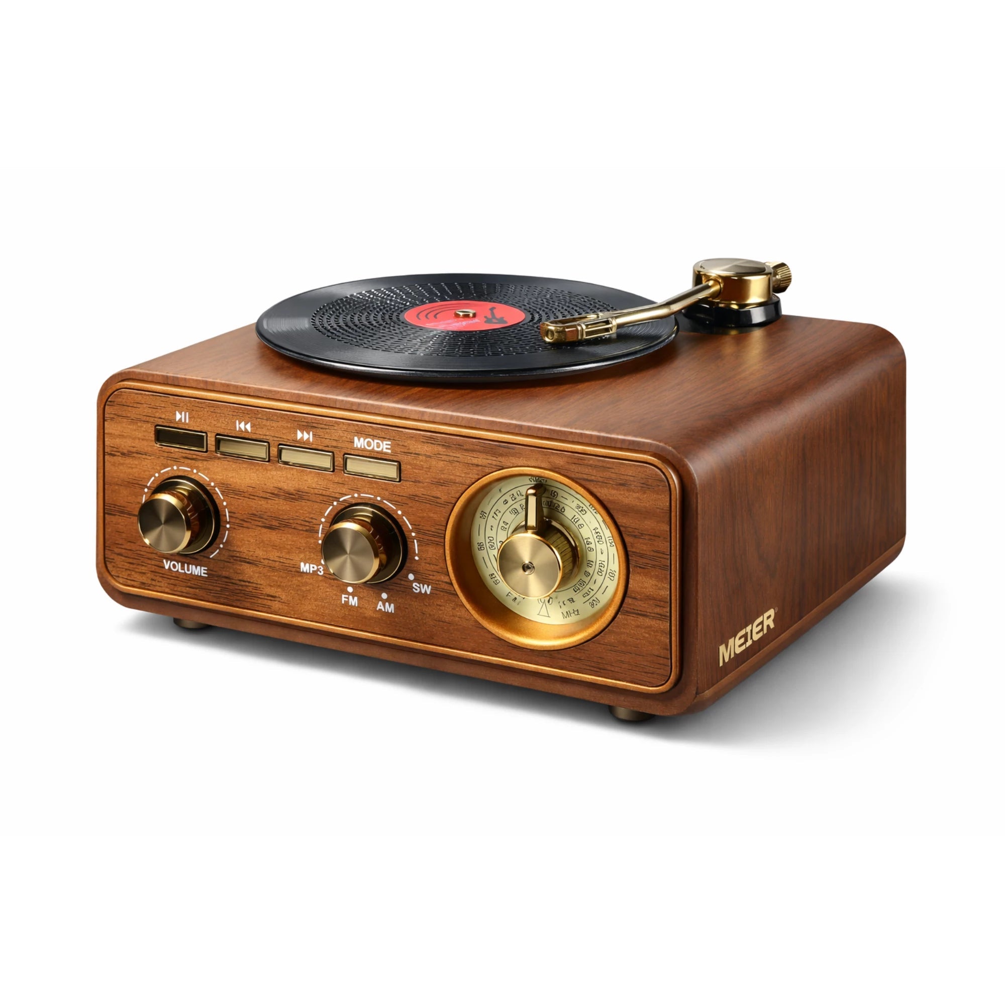 Radio Portable Meier MD-1317BT Bluetooth FM/AM – Lecteur MP3 USB, Carte TF & Entrée AUX – Son Haute Qualité Bitobi