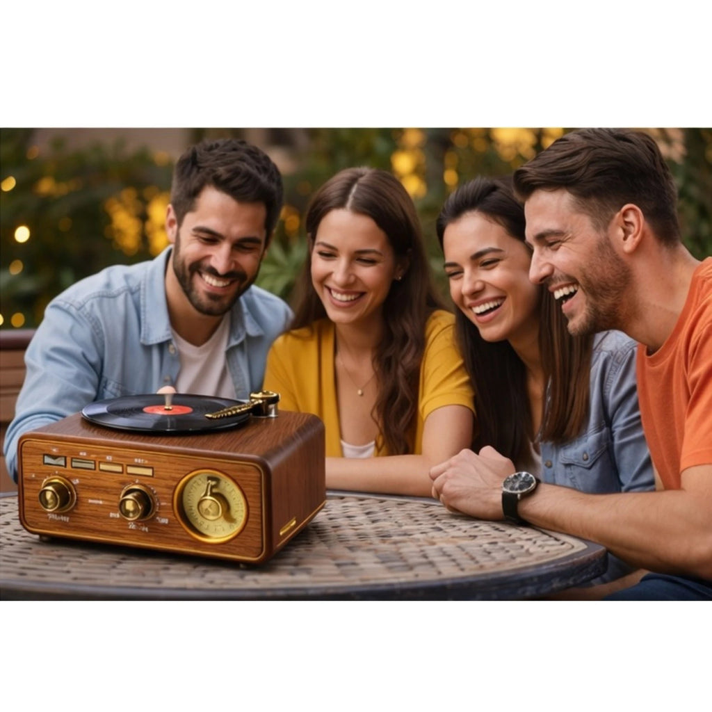 Radio Portable Meier MD-1317BT Bluetooth FM/AM – Lecteur MP3 USB, Carte TF & Entrée AUX – Son Haute Qualité Bitobi